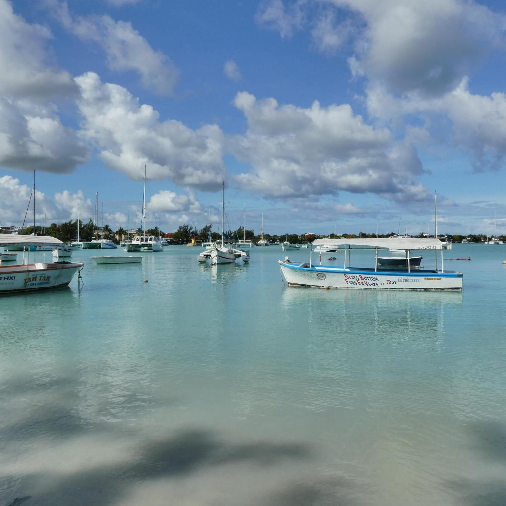 Appartement Le Dauphin Du Lagon Bleu - Plages De Mont Choisy Et De Trou Aux Biches กรองด์เบย์ ภายนอก รูปภาพ